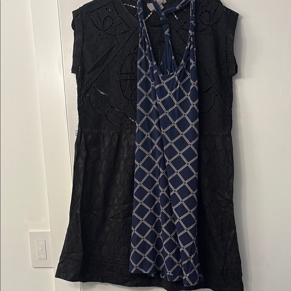 VanessaVIRGINIA Black and splendid Navy Dress lot-xs
